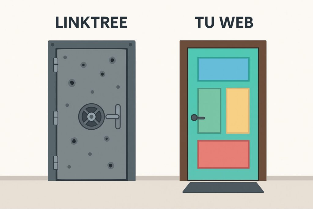 Deja de regalar tráfico a LinkTree - Emplea WordPress